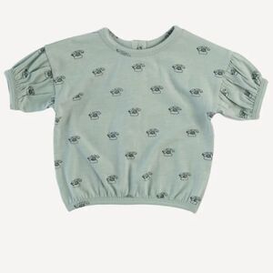 NWT! Kate Quinn Telephone Short Sleeve Balloon Tee, Size 3-6M